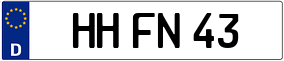 Truck License Plate